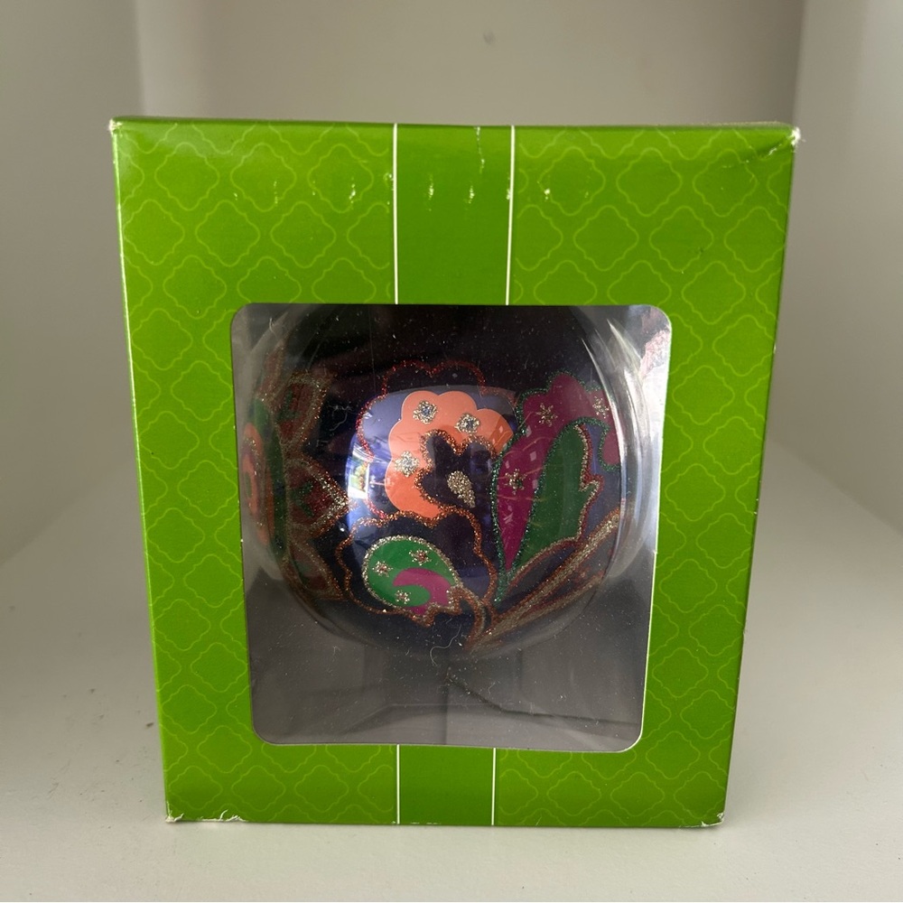 Vera Bradley 2013 Ventian Paisley ornament (retired pattern)
